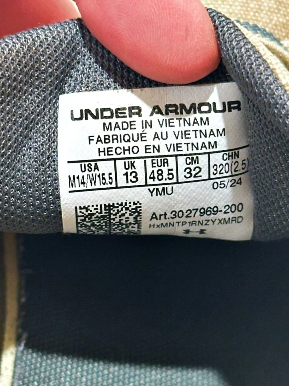 Under Armour Street Encounter IV Mens 14 Tan Canvas Casual Shoes 3027969-200